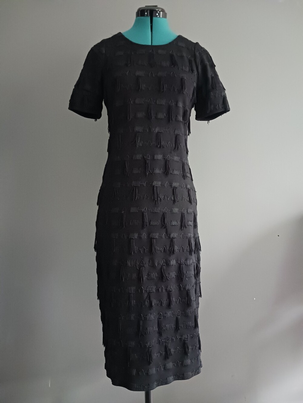 Vintage Marc Jacobs Black Midi Pencil Dress Size S